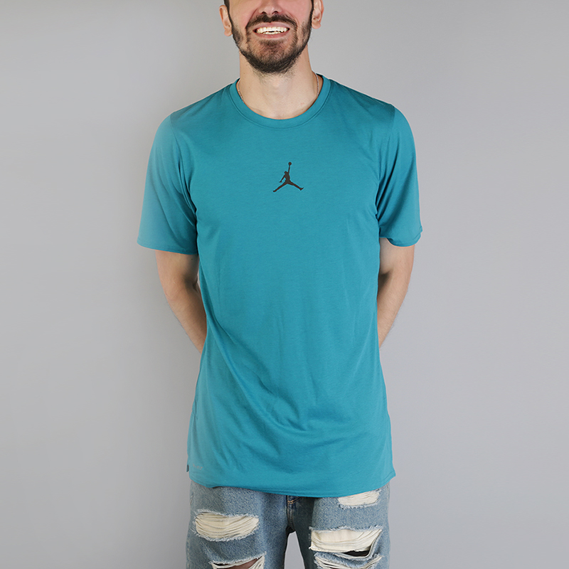 мужская голубая футболка Jordan 23 Tech Short-Sleeve 861541-467 - цена, описание, фото 1